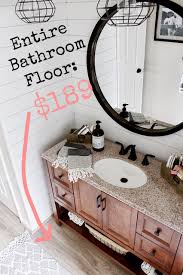 ideas for covering up tile floors