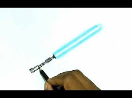 How To Draw A Lightsaber Lightsaber Drawing Sword Drawing Mini Canvas Art
