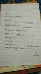 Surat dinas adalah surat yang dibuat oleh sebuah instansi baik instansi swasta maupun negeri seperti sekolah, instansi pemerintahan dll. 50 Contoh Surat Lamaran Kerja Tulis Tangan Brainly Berbagi Resep