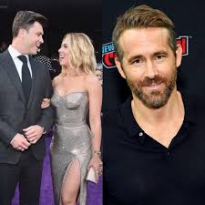 Scarlett johansson is reportedly pregnant after husband colin jost reportedly confirmed the news at a gig this weekend. Colin Jost Calls Scarlett Johansson S Ex Husband Ryan Reynolds His Best Friend As The Duo Performed On Snl Ryan Reynolds And Scarlett Scarlett Johansson Ryan Reynolds