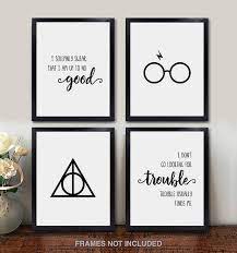 We did not find results for: Harry Potter Wall Art Set Of 4 Unframed 8x10 Pearl Prints Muggles Wizard Poster Decor Quotes And Sayings Gift For Home Bathroom Bedroom Kids Baby Harry Potter Wall Art