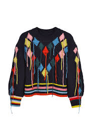 Check out our cable knit sweater selection for the very best in unique or custom, handmade pieces from our свитеры shops. Mira Mikati Cable Knit Sweater With Hand Embroidery