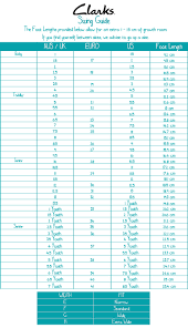 perspicuous clarks shoe size guide clarks shoe measure chart