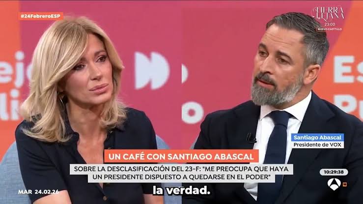 Santiago Abascal deja muda a Susanna Griso en pleno directo con una  punzante afirmación sobre Sánchez