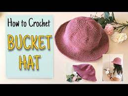 How To Crochet A Bucket Hat Youtube Crochet Hats Free Pattern Crochet Hat Free Crochet Hats
