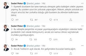 Reis sedat peker isimli youtube hesabından yayınladığı videolarla türkiye'nin ana gündem maddesi haline gelen sedat peker'in hesaplarına erişim engeli getirildi. Iste Sedat Peker In Son Tweeti