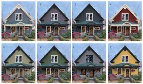Paint Color With Green Roof On Old House