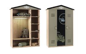 Ein kleiderschrank aus holz ist sehr natürlich und dabei nicht nur für wohnräume auf dem land geeignet. Kleiderschrank Camp 3 T Rig In Holz Olivgr N Kaufen Bei Kapa Mobel