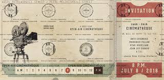 Open Air Cinematheque A Good Year Idea Design On Behance Design Old Movies Jobs Apps