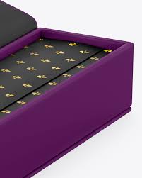 Download Opened Matte Box Mockup In Box Mockups On Yellow Images Object Mockups