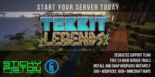 This lightweight pack only has 65 mods, perfect for low spec pc's. Tekkit Legends Server Hosting Rental Stickypiston
