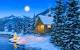 Christmas Cabin Wallpaper Hd