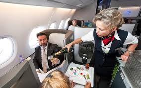 To share our 20 years flying experience with you. Female Cabin Crew Pouring A Glass Of Champaign In Business Class Of An Airbus A380 Editorial Stock Image Image Of Crew Attendant 152459114