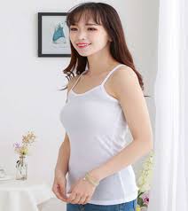 Promo Azahra Olshooping Tanktop Simple Remaja Wanita Crinkle Airflow Adem  Basic Warna Cantik