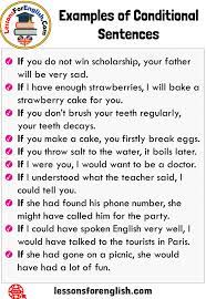 If it rains tomorrow, i'll take the car. Examples Of Conditional Sentences In English Lessons For English