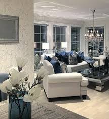 Pin By Nina Jerome On House Party Modern Apartment Living Room Silver Living Room Apartment Living Room