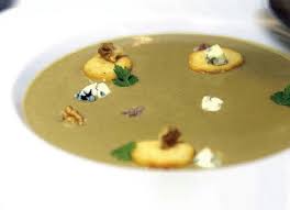 Veloute De Lentilles Vertes Du Puy Aop Au Bleu Veloute De Lentilles Lentilles Vertes Veloute