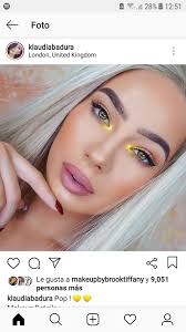 Yellow Inner Corner Highlight Yellow Makeup Yellow Eye Makeup Yellow Makeup Natural Eye Makeup