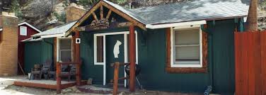 Jellystone parktm of estes has amenities to please: Vacation Cabin Rental Estes Park Colorado Rocky Mountains Pet Friendly Rustic River Cabins