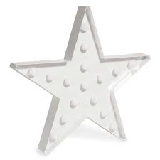 34 99 Etoile Lumineuse Blanche En Metal H 34 Cm Etoile Lumineuse Decoration Maison Objet Deco