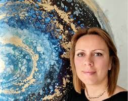 This week we spoke to Eleni Denart about the creative process behind her  paintings 💫 Eleni is based in Greece and describes her art as an  expression of her inner world and