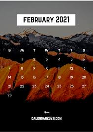 February 2021 Calendar Iphone Hd Wallpaper That Will Give A New And Stylish Look To Your Smartphones Home S In 2020 Calendar Wallpaper 2021 Calendar February Wallpaper