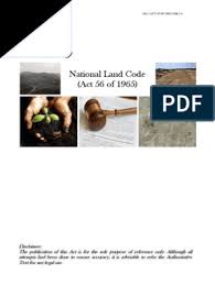 While community land rights are garnering greater attention in national and international circles, the actual status and extent of legal recognition has not this report seeks to contribute to this field as the first analysis to quantify the amount of land formally recognized by national governments as owned. National Land Code 1965 Act 56 Malaysia Lease Surveying