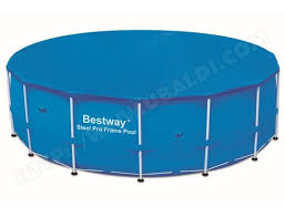 Bache Solaire Piscine Bestway Bache 4 Saison Ronde 457 X 122 58134 Pas Cher Ubaldi Com
