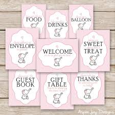 Best elephant baby shower invitation templates free: Baby Shower Printables Tagged Food Table Aspenjay