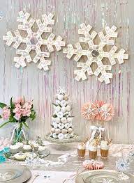 Winter Wonderland Kids Party Snowflake Theme Party Blog Winterwonderland K Wonderland Party Decorations Snowflake Theme Party Winter Wonderland Birthday