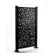 Hideaway Screens 6 Ft H X 3 Ft W River Rock Metal Privacy Screen Wayfair Privacy Screen Privacy Screen Outdoor Metal Fence Panels