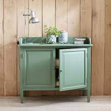 Credenza A 2 Ante In Pioppo Verde Menta Maisons Du Monde Buffet Maison Deco Maison Mobilier De Salon