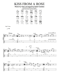 Uke Tab Kiss From A Rose Http Www Theukulelereview Com Wp Content Uploads 2014 01 Transcribed Kissfr Ukulele Tabs Songs Ukulele Fingerpicking Ukulele Songs
