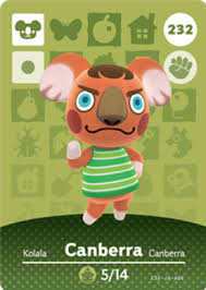 Canberra Animal Crossing Cards Series 3 Amiibo Card Amiibo Life The Unofficial Amiibo Database