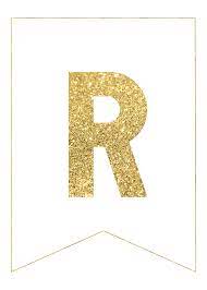 Gold Free Printable Banner Letters Paper Trail Design Printable Banner Letters Free Printable Banner Free Printable Banner Letters