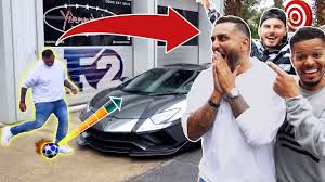 fail football trick shot over lamborghini with f2 youtube fail football trick shot over lamborghini with f2