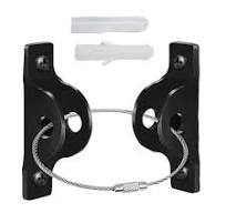 Furniture Straps Baby Proofing Metal Anti-Tip Furniture Straps Adjustable  Buckle