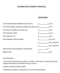 Flooring Invoice Templates 14 Word Pdf Excel Templates Template Sumo In 2020 Estimate Template Invoice Template Excel Templates