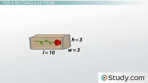 We can make this equation to solve the surface area of a rectangular prism. How To Find The Surface Area Of A Cube And A Rectangular Prism Video Lesson Transcript Study Com