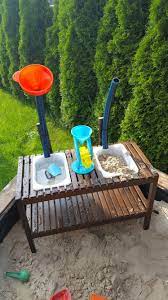 Kann man einen wasserfilter selber bauen? Wasser Sand Spieltisch Aus Ikea Molger Bank Ikea Molger Spieltisch Spieltisch Kinder