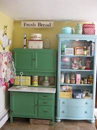 colorful vintage kitchen storage ideas