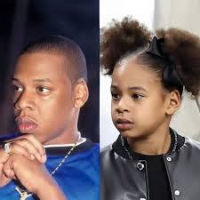 Jay Z's second daughter is considered his most perfect copy because she not  only looks exactly like him but also inherits her personality and talent  from her father
