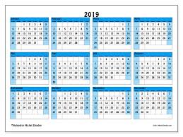 Norske helligdager merket med rødt. Kalender 39sl 2019 For Att Skriva Ut Michel Zbinden Sv