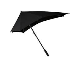 Senz Smart Stormproof Stick Umbrella In Black Out Stick Umbrella Umbrella Rain Hat