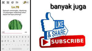 Jadi kita bisa membantu kalian untuk menjawab pertanyaan tersebut dengan kunci jawaban brain out yang sudah kita buat. Brain Out Level 79 Berapa Potong Semangka Youtube