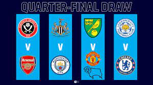 Bbc one and bbc iplayer will be showing the draw live after the game in sheffield, which is also being shown on bbc one. Emirates Fa Cup On Twitter Following Norwichcityfc S Penalty Shoot Out Victory Underthelights Here Is Your Updated Emirates Fa Cup Quarter Final Draw Emiratesfacup Https T Co Fm7ya2nw1k