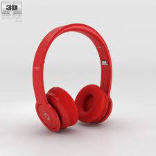 Beats solo hd headphones look as good as they sound. Beats By Dr Dre Solo Hd Matte Red 3d Model Electronics On Hum3d