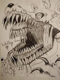 Foxy coloring pages are a fun way for kids of all ages to develop creativity, focus, motor skills and color recognition. My Drawing Of Twisted Foxy Fivenightsatfreddys