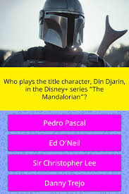 Think you know a lot about halloween? Who Plays The Title Character Din Trivia Questions Quizzclub