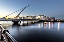 The amount of steel ballast is adjustable, in order to balance any future chan. Samuel Beckett Bridge Wikipedia